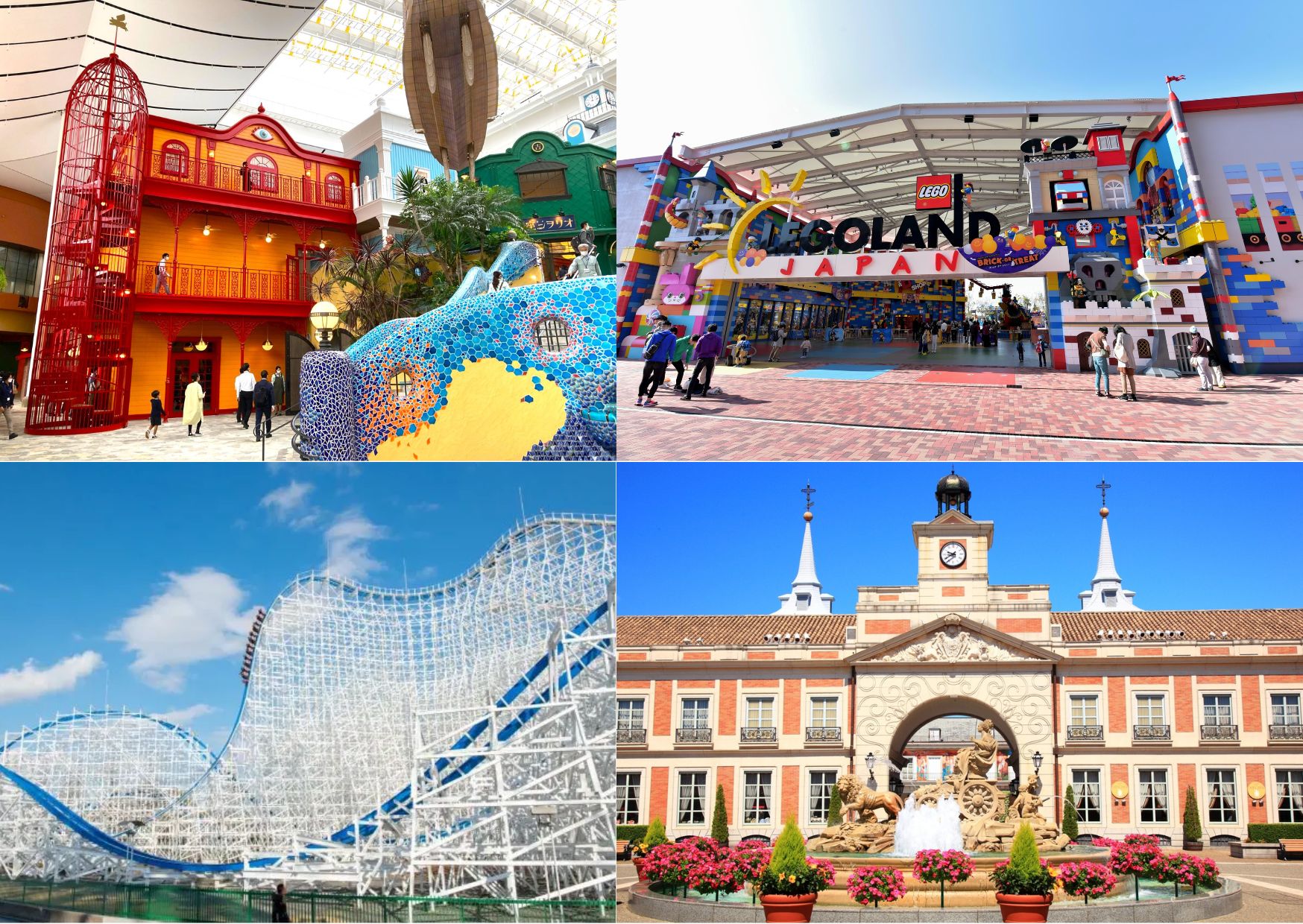 名古屋旅遊「必遊主題樂園」看這邊!吉卜力公園、日本樂高樂園、長島溫泉樂園、志摩西班牙村